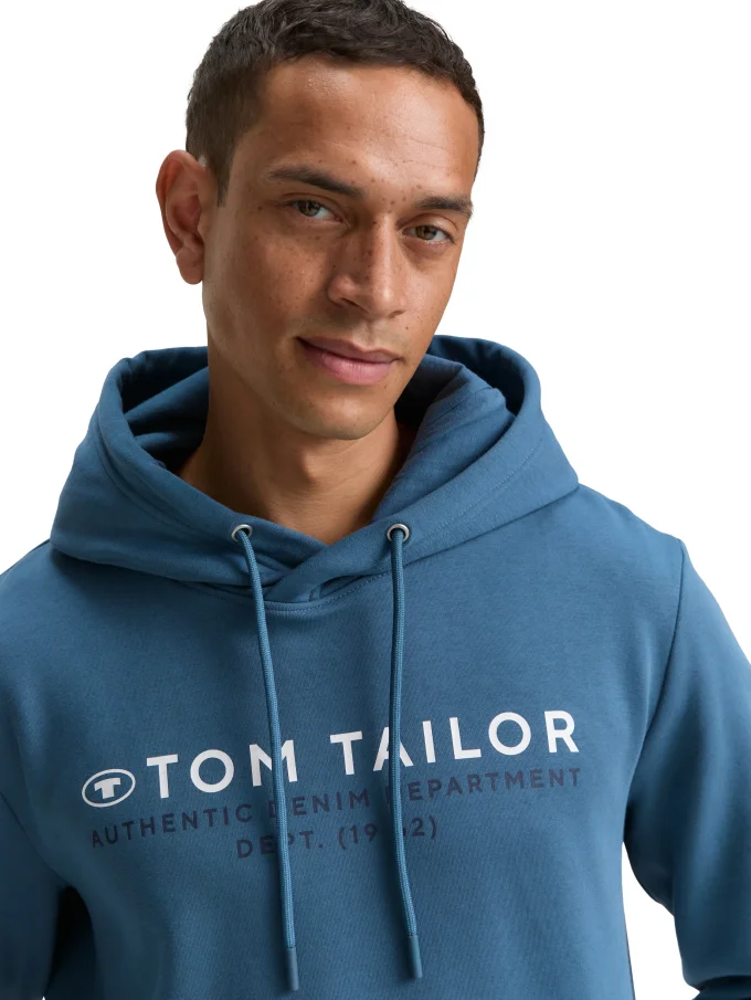 Pánská mikina TOM TAILOR modrá - L