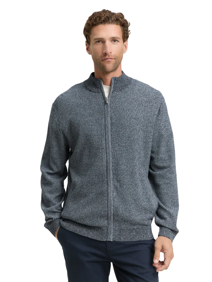 Pánský svetr TOM TAILOR modrý - 3XL