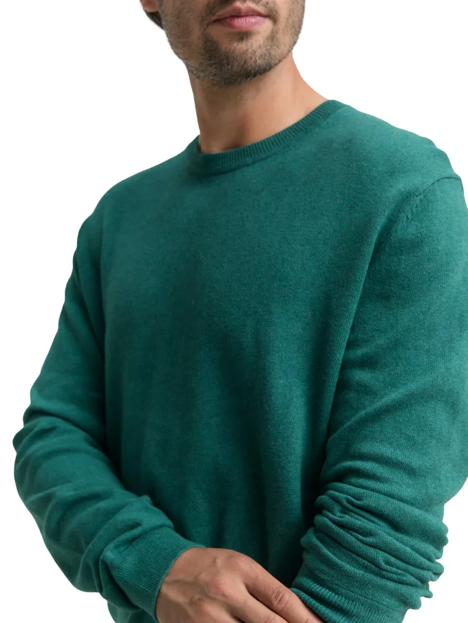 Pánský svetr TOM TAILOR zelený - XL