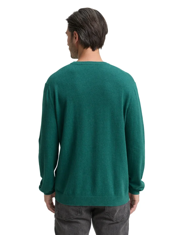 Pánský svetr TOM TAILOR zelený - XL
