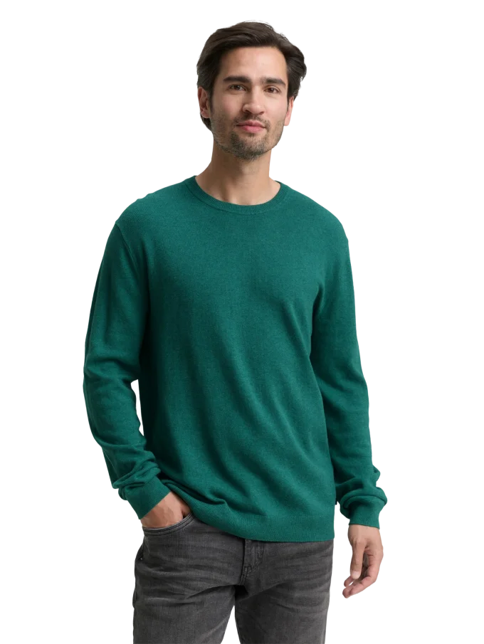 Pánský svetr TOM TAILOR zelený - XL