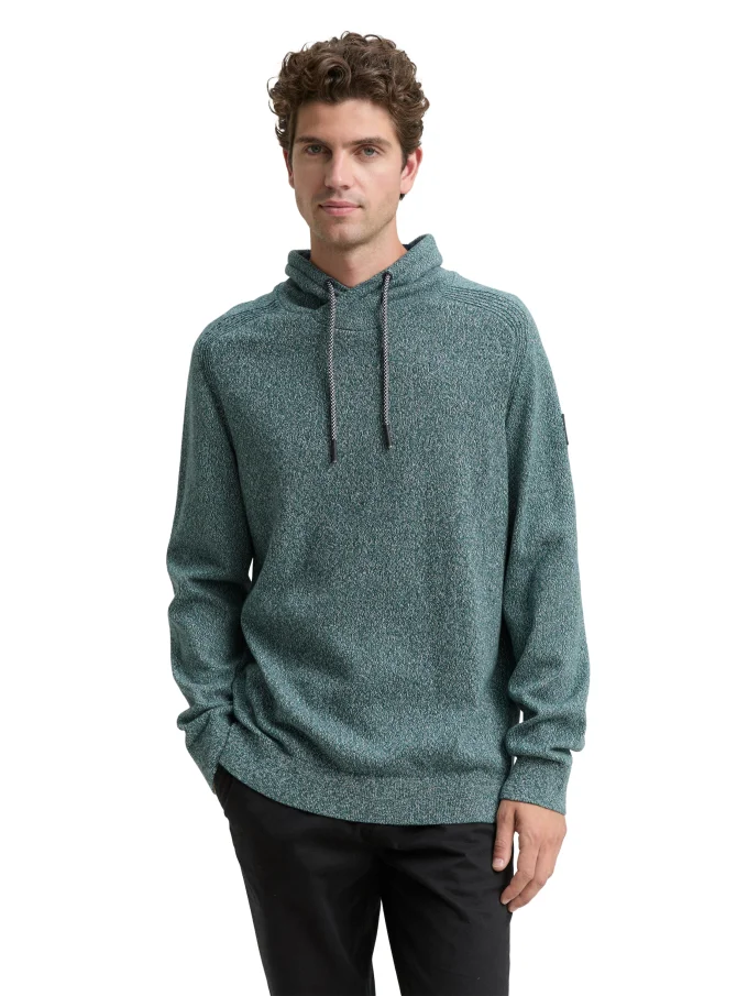 Pánský svetr TOM TAILOR zelený - XXL