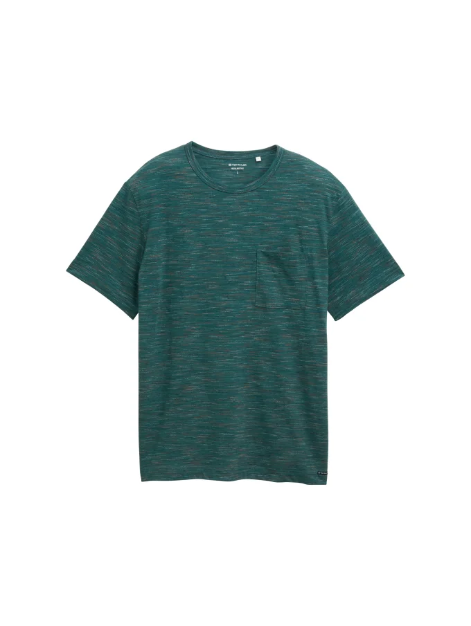 Pánské tričko TOM TAILOR zelené - XL