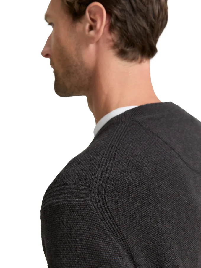 Pánský svetr TOM TAILOR šedý - L