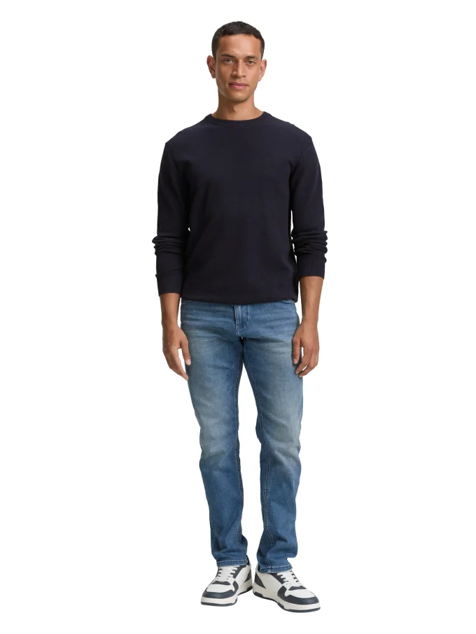 Pánský svetr TOM TAILOR modrý - XXL