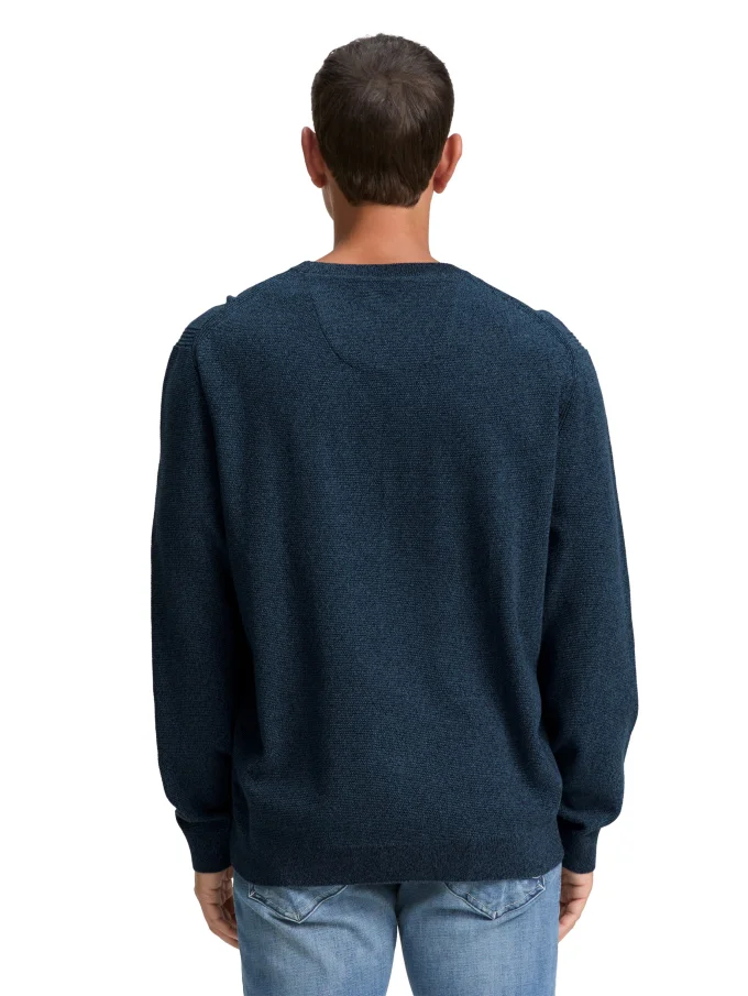 Pánský svetr TOM TAILOR modrý - XXL