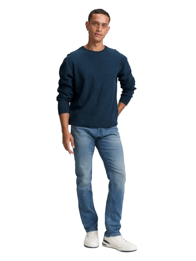 Pánský svetr TOM TAILOR modrý - XXL