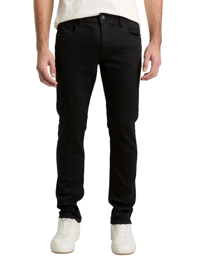Pánské džíny TOM TAILOR TTAedan straight černé - 33/36