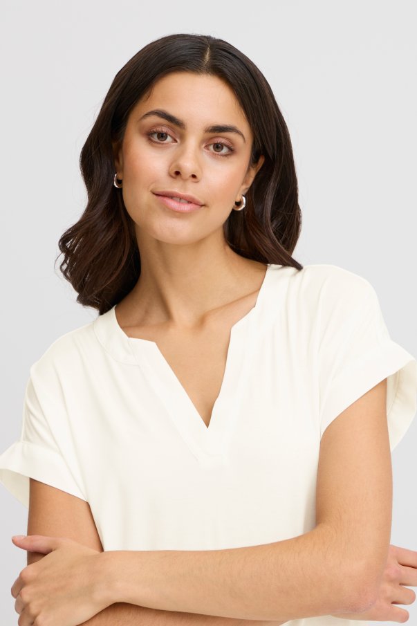 Dámská halenka FRANSA bílá - XS