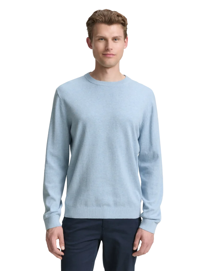 Pánský svetr TOM TAILOR modrý - XL