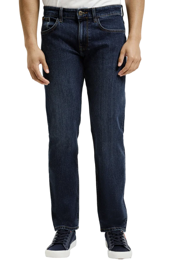 Pánské džíny CROSS JEANS Antonio tmavě modré-seprané - 32/34