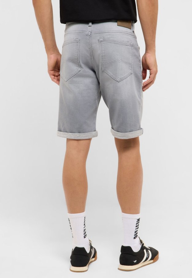 Pánské džínové kraťasy MUSTANG Chicago Shorts Z šedé