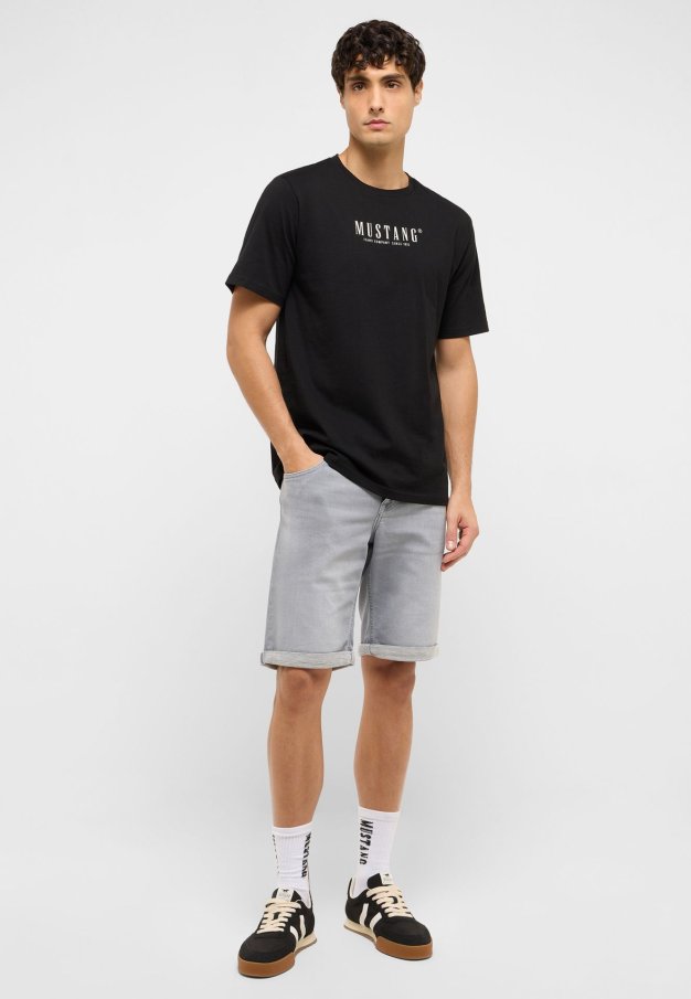 Pánské džínové kraťasy MUSTANG Chicago Shorts Z šedé