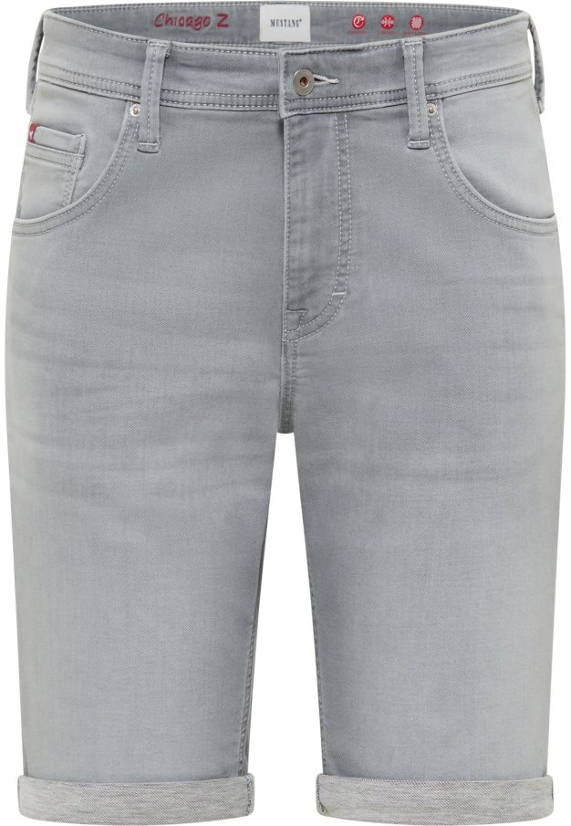 Pánské džínové kraťasy MUSTANG Chicago Shorts Z šedé