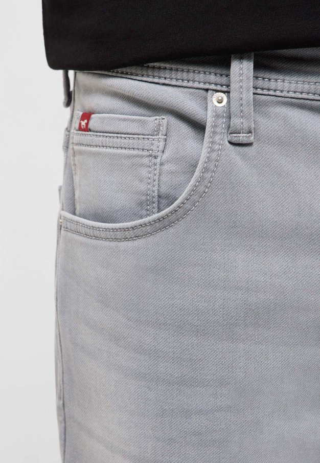Pánské džínové kraťasy MUSTANG Chicago Shorts Z šedé