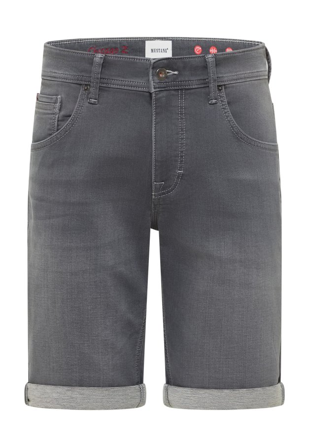Pánské džínové kraťasy  MUSTANG Chicago Shorts Z šedé