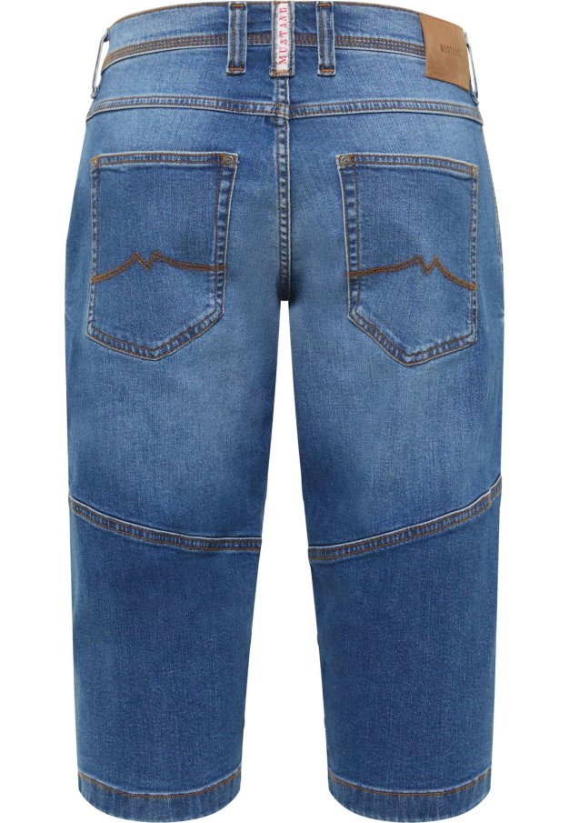 Pánské džínové kraťasy MUSTANG Freemont Shorts klasicky modré-seprané - 33