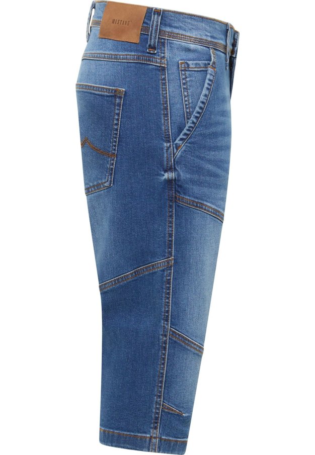 Pánské džínové kraťasy MUSTANG Freemont Shorts klasicky modré-seprané - 33