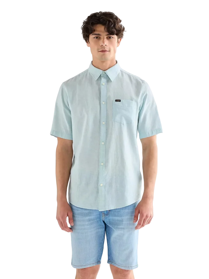 Pánská košile WRANGLER modrá - M