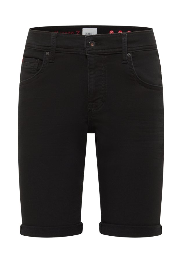 Pánské džínové kraťasy MUSTANG Chicago Shorts Z černé