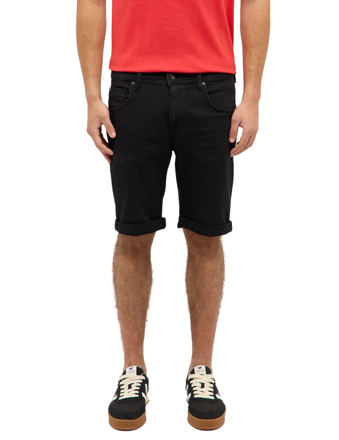 Pánské džínové kraťasy MUSTANG Chicago Shorts Z černé