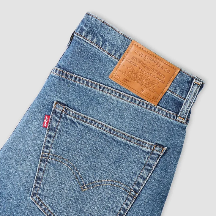 Pánské džíny LEVI'S 502 klasicky modré-seprané - 30/32