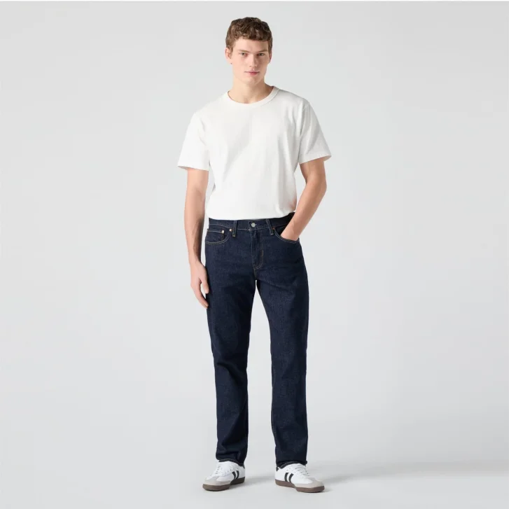 Pánské džíny LEVI'S 502 tmavě modré-neseprané
