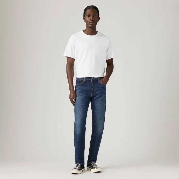 Pánské džíny LEVI'S 502 tmavě modré-seprané