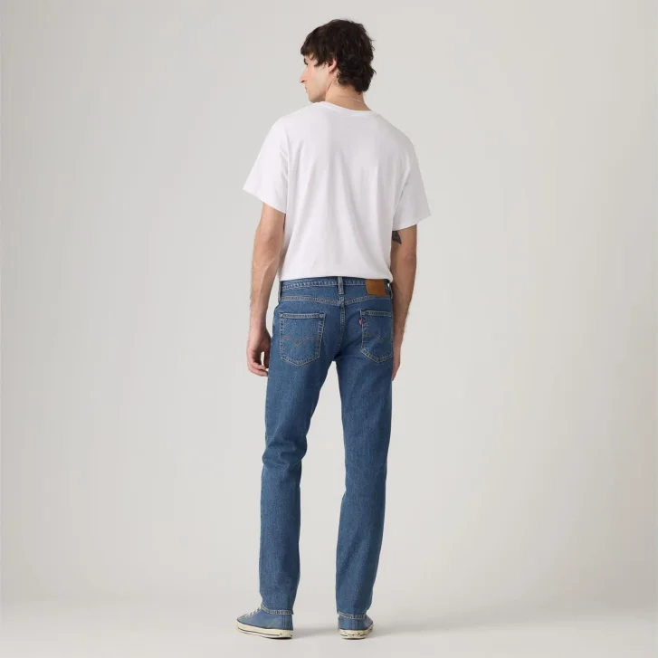 Pánské džíny LEVI'S 511 klasicky modré-seprané