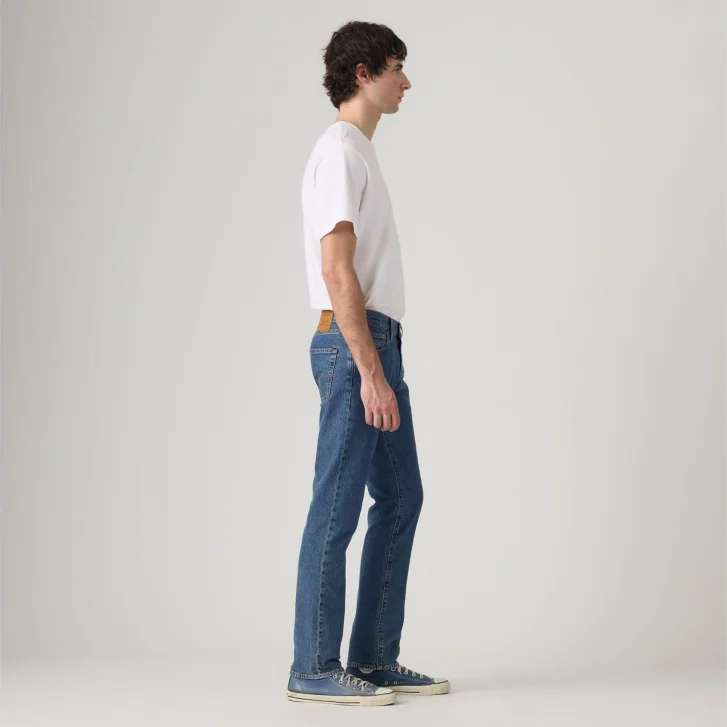 Pánské džíny LEVI'S 511 klasicky modré-seprané