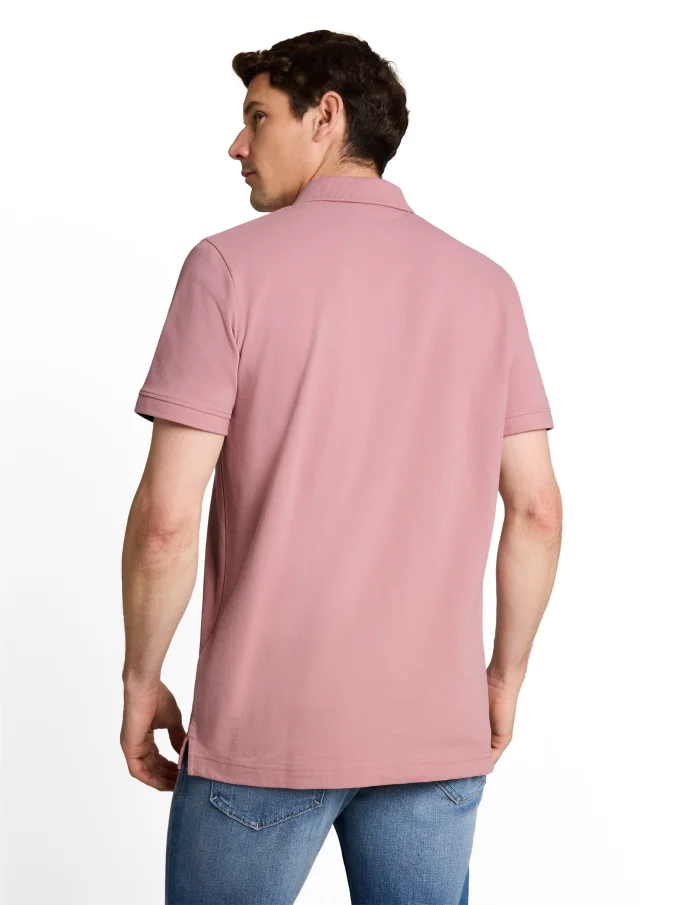 Pánská polokošile TOM TAILOR růžová
