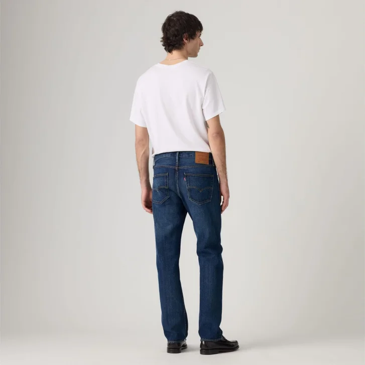 Pánské džíny LEVI'S 501 tmavě modré-seprané