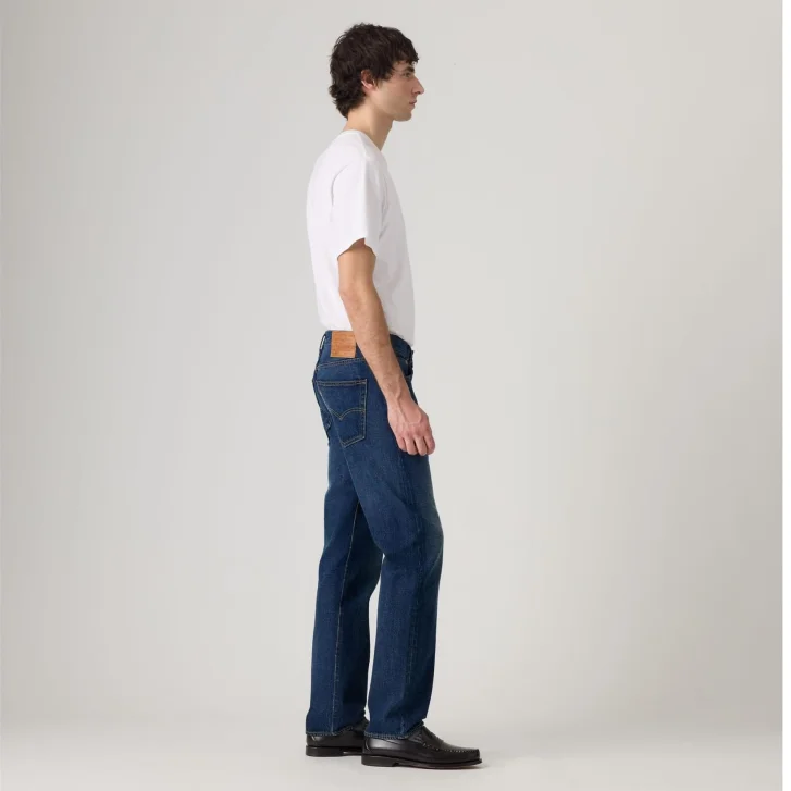 Pánské džíny LEVI'S 501 tmavě modré-seprané