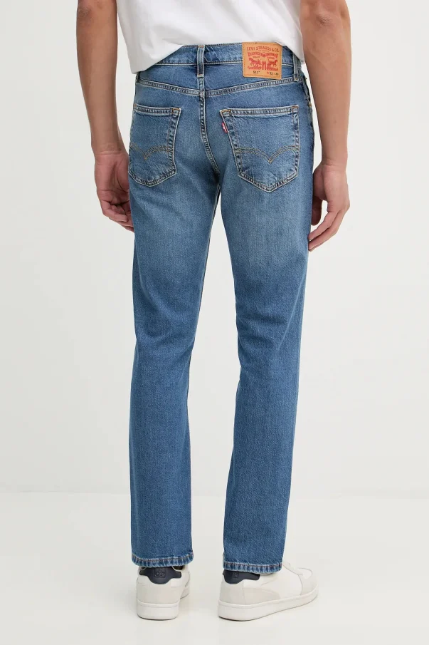 Pánské džíny LEVI'S 511 klasicky modré-seprané