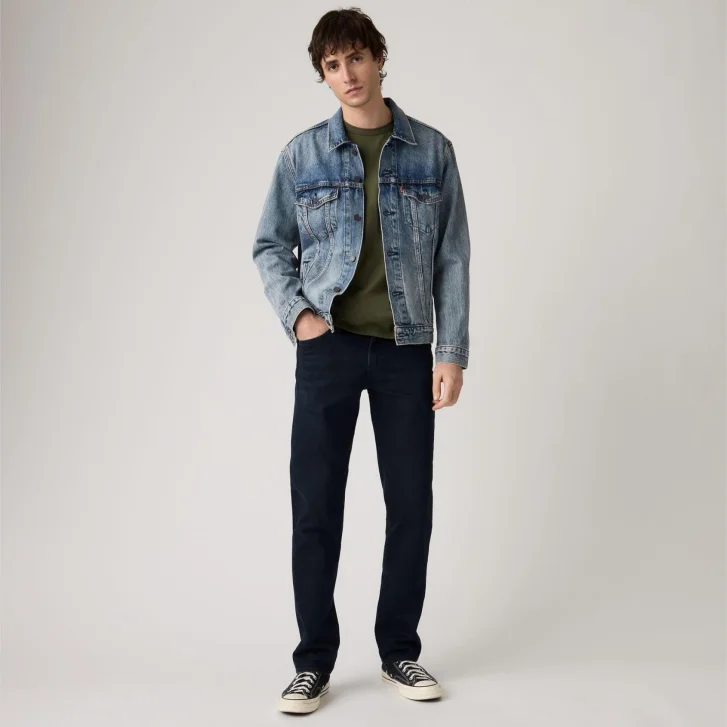Pánské džíny LEVI'S 511 tmavě modré-seprané