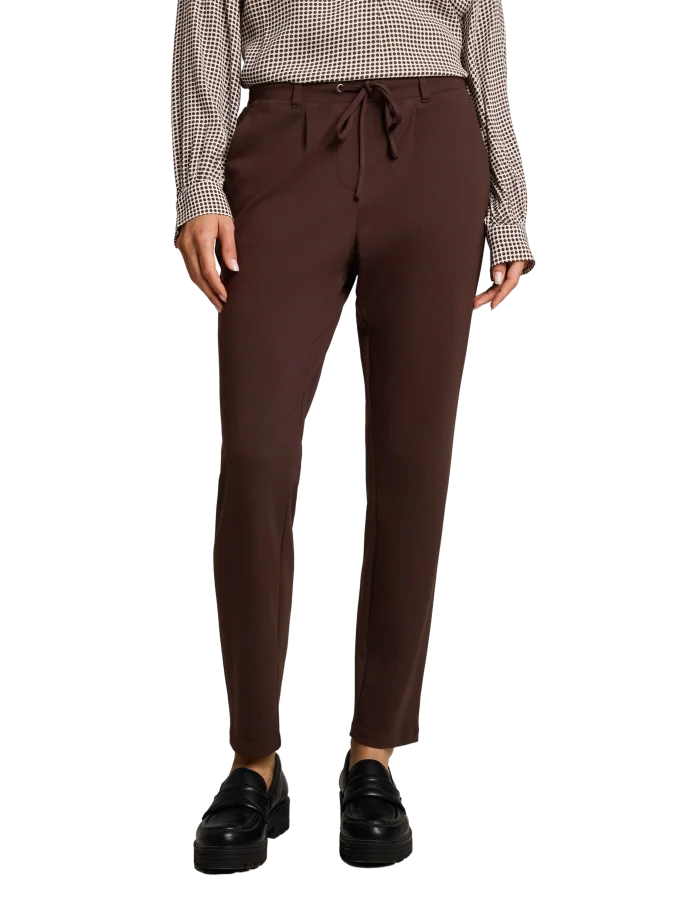 Dámské kalhoty TOM TAILOR hnědé - 36/32