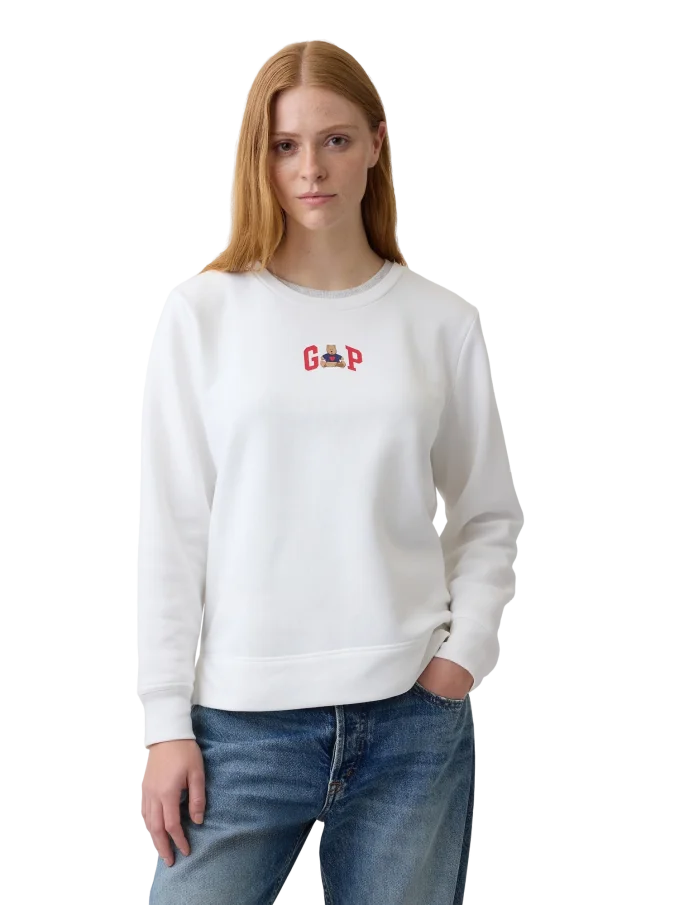 Dámská mikina GAP bílá - M